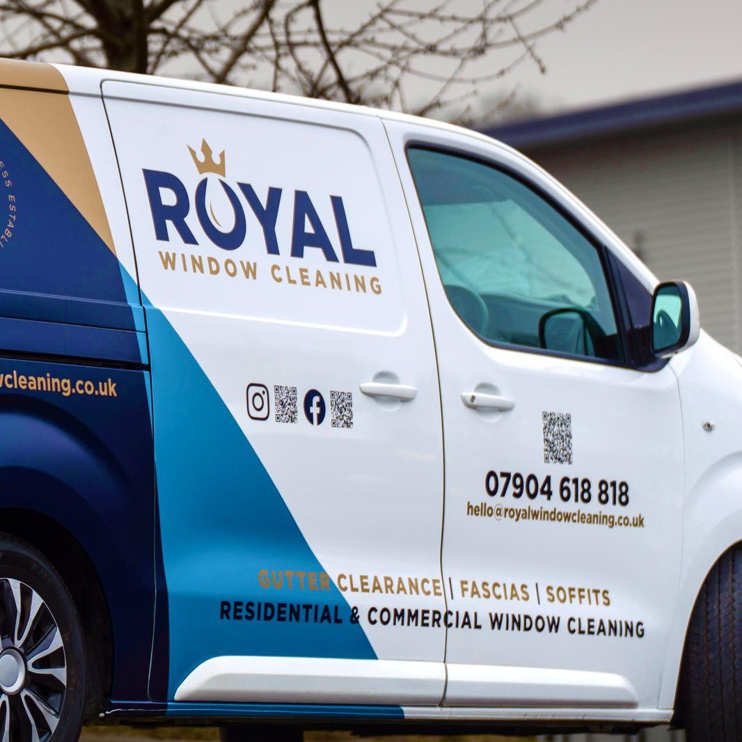Royal Window Cleaning van for conservatory, skylight and Velux cleaning