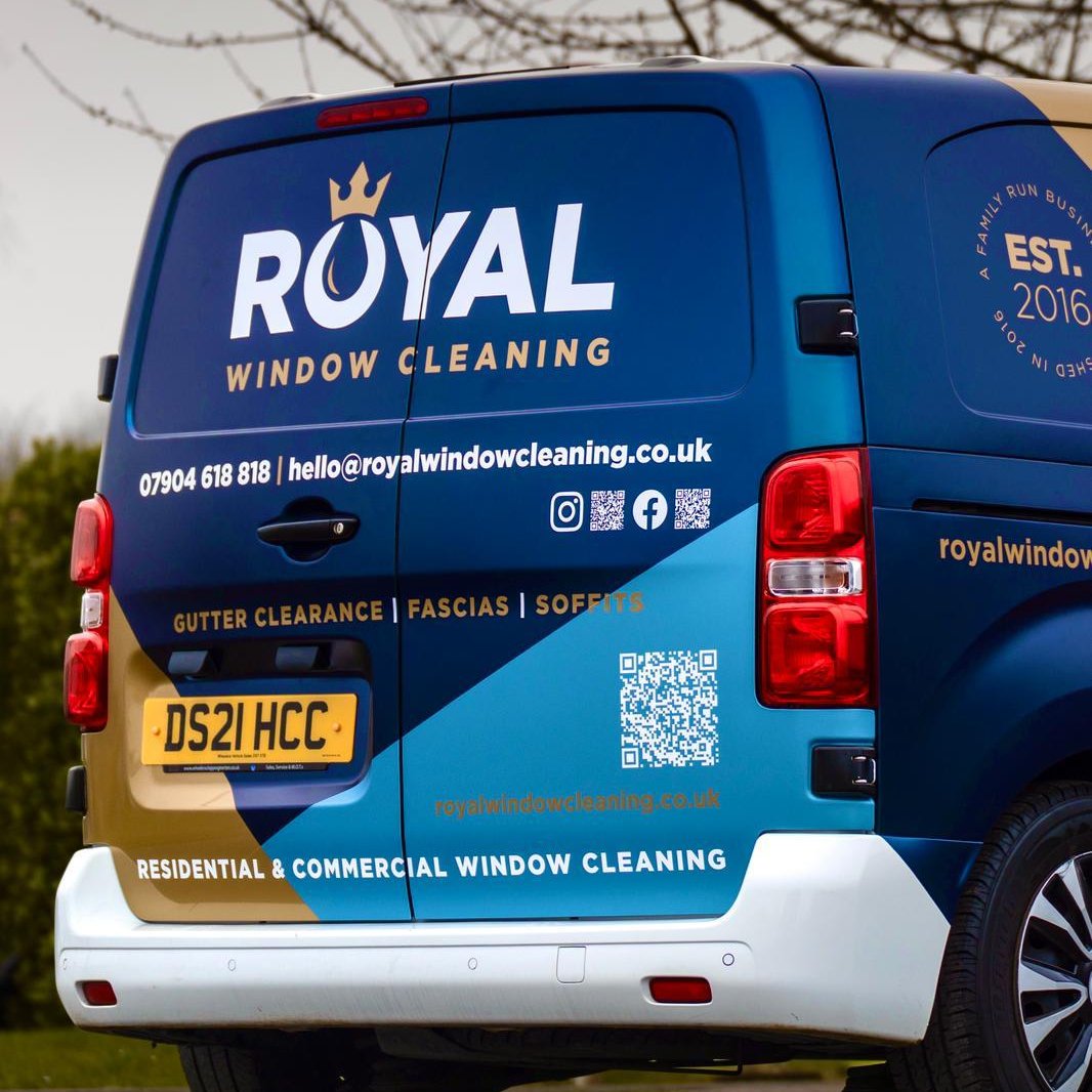 Royal Window Cleaning van for one-off deep window cleans