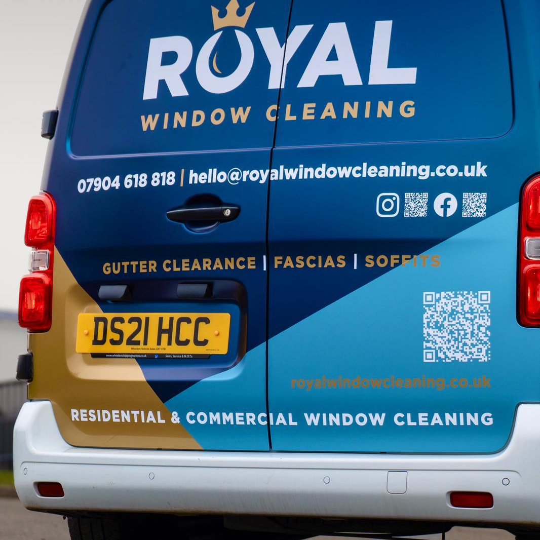 Royal Window Cleaning van for ground maintenance packages